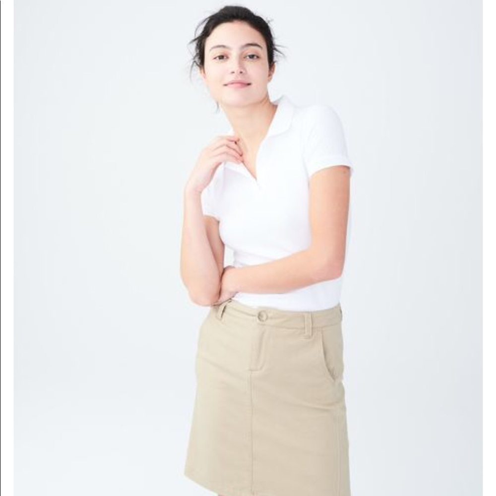 Aeropostale White Polo shirt XS